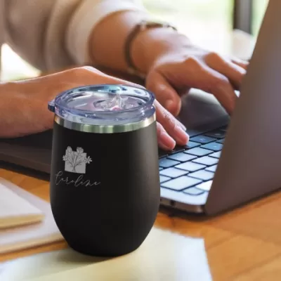 branded Cordia Ceramic Vacuum Cup 300ml, from our range of promotional Reusable Coffee Cups - Metal