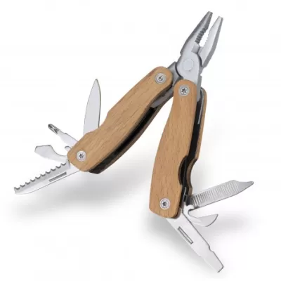 branded Wooden Multi Tool, from our range of promotional Tools & Pocket Knives