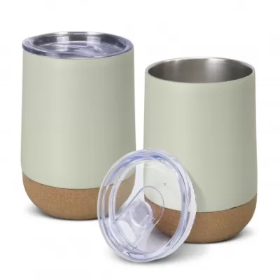 branded Vixen Vacuum Coffee Cup 300ml, from our range of promotional Reusable Coffee Cups - Metal