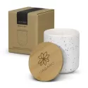 branded NATURA Candle with Bamboo Lid, from our range of promotional Candles