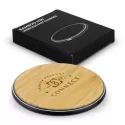 branded Bamboo 15W Wireless Fast Charger, from our range of promotional Phone &amp; Tablet Chargers
