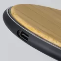 branded Bamboo 15W Wireless Fast Charger, from our range of promotional Phone &amp; Tablet Chargers