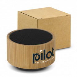 Wired & Bluetooth Speakers - Bamboo Bluetooth Speaker - Black