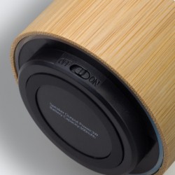 Wired & Bluetooth Speakers - Bamboo Bluetooth Speaker - Black