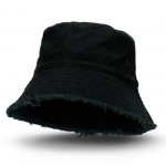 Wide Brim Hats  - Raw Edge Bucket Hat