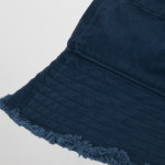 Wide Brim Hats  - Raw Edge Bucket Hat