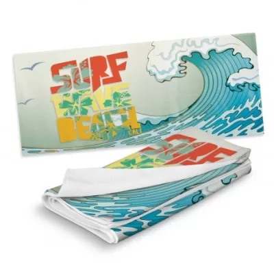 branded Sand Free Towel - Full Colour, from our range of promotional Beach Towels