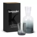 branded Keepsake Dusk Carafe and Tumbler Set, from our range of promotional Coffee Plungers &amp; Jugs