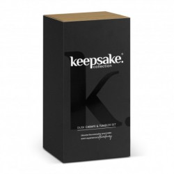 branded Keepsake Dusk Carafe and Tumbler Set, from our range of promotional Coffee Plungers & Jugs