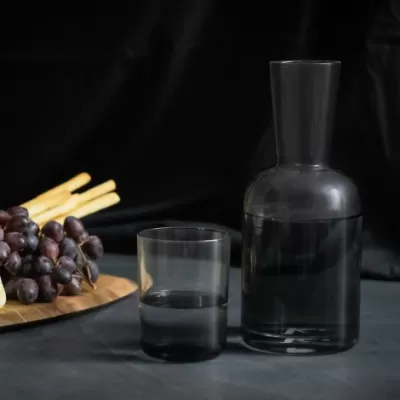 branded Keepsake Dusk Carafe and Tumbler Set, from our range of promotional Coffee Plungers & Jugs