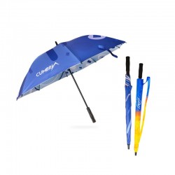 branded Custom Made Full Colour Golf Umbrella, from our range of promotional Custom Made Umbrellas