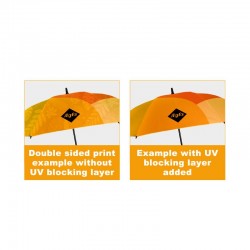 branded Custom Made Full Colour Golf Umbrella, from our range of promotional Custom Made Umbrellas
