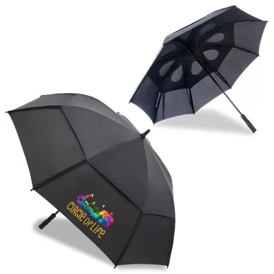 branded Umbra - Ultimate Vented Umbrella, from our range of promotional Folding Umbrellas