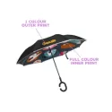 branded Childrens Reversible Folding Umbrella, from our range of promotional Custom Made Umbrellas