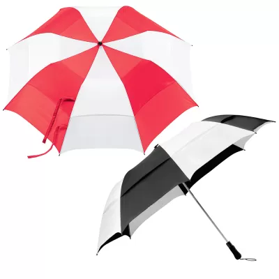 branded Vented Folding Umbrella, from our range of promotional Folding Umbrellas