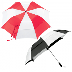 branded Vented Folding Umbrella, from our range of promotional Folding Umbrellas