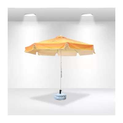 branded 3x3m Round Market Umbrellas With Valances, from our range of promotional Beach & Market Umbrellas