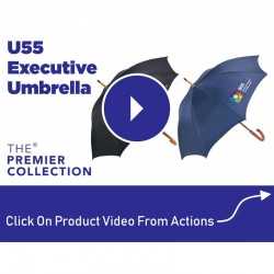 branded 24 Executive Umbrella, from our range of promotional Corporate Umbrellas