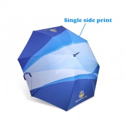 branded Deluxe Eight-Panel Umbrella with Projector Lamp(27), from our range of promotional Custom Made Umbrellas