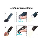 branded Folding Ten-Panel Umbrella with LED Light, from our range of promotional Custom Made Umbrellas