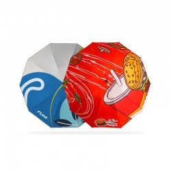 branded Folding Ten-Panel Umbrella with LED Light, from our range of promotional Custom Made Umbrellas