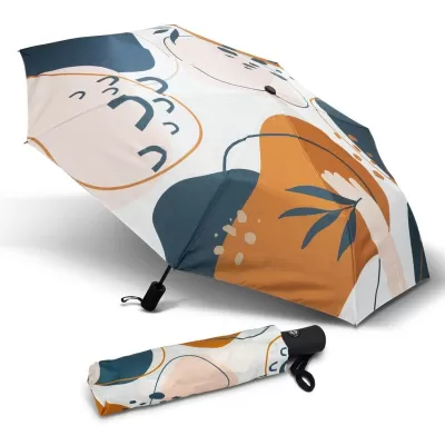 branded Full Colour Compact Umbrella, from our range of promotional Folding Umbrellas