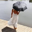 branded Poppins Compact Umbrella, from our range of promotional Folding Umbrellas