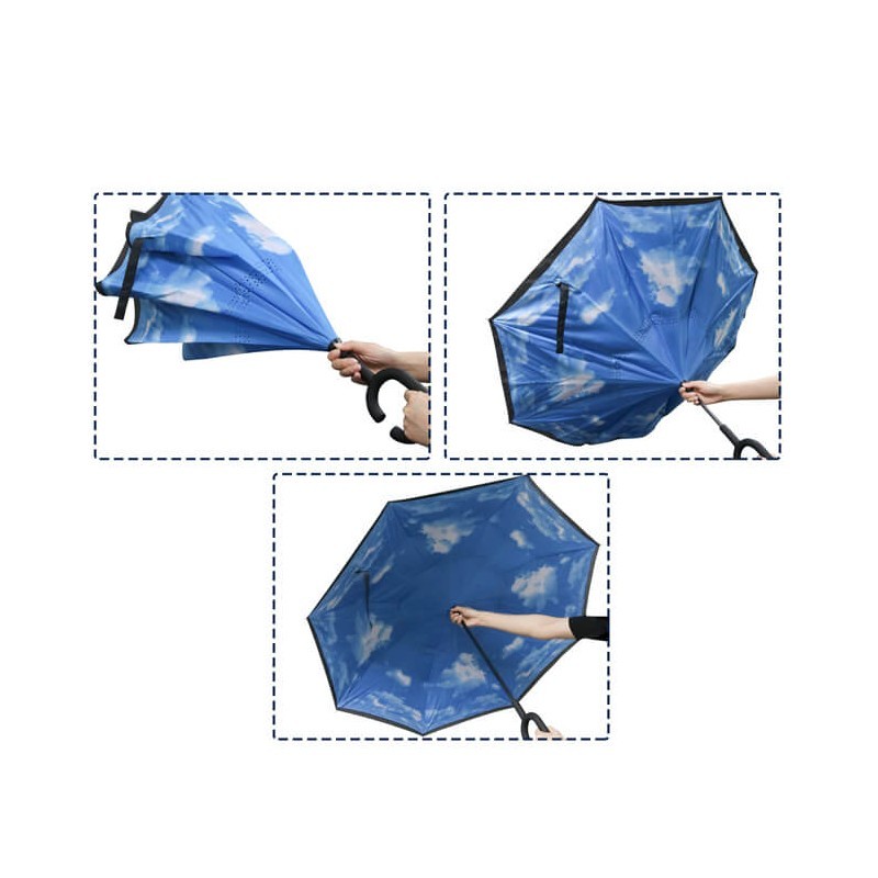 branded Reversible Folding Umbrella, from our range of promotional Custom Made Umbrellas