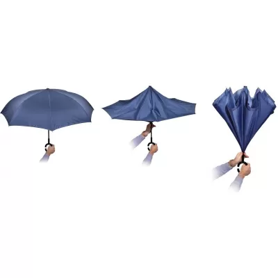 branded The Inverter Umbrella with J Handle, from our range of promotional Inverted Umbrellas