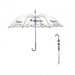 branded Transparent Eight-Panel Umbrella, from our range of promotional Custom Made Umbrellas