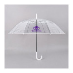 branded Transparent Eight-Panel Umbrella, from our range of promotional Custom Made Umbrellas