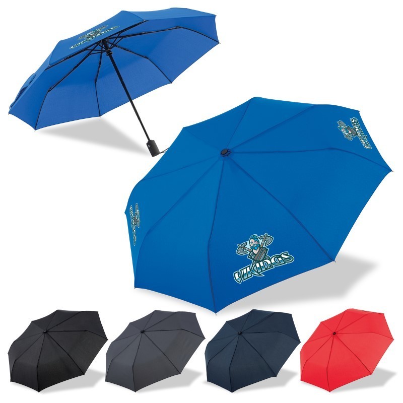 branded Umbra - Boutique Compact Folding Umbrella, from our range of promotional Folding Umbrellas