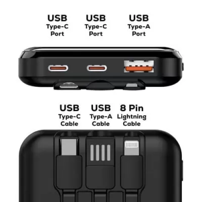 branded Bowden Eco 22.5W Quick Charge Wireless Power Bank - 10,000 mAh, from our range of promotional Power Banks