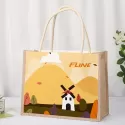 branded Custom Made Canvas and Jute Tote Bag, from our range of promotional Jute Shopping &amp; Tote Bags