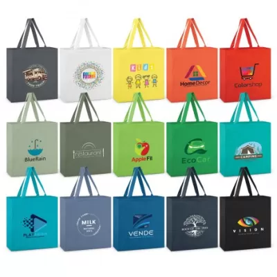 branded Carnaby Cotton Tote Bag - Colours, from our range of promotional Shopping Tote Bags