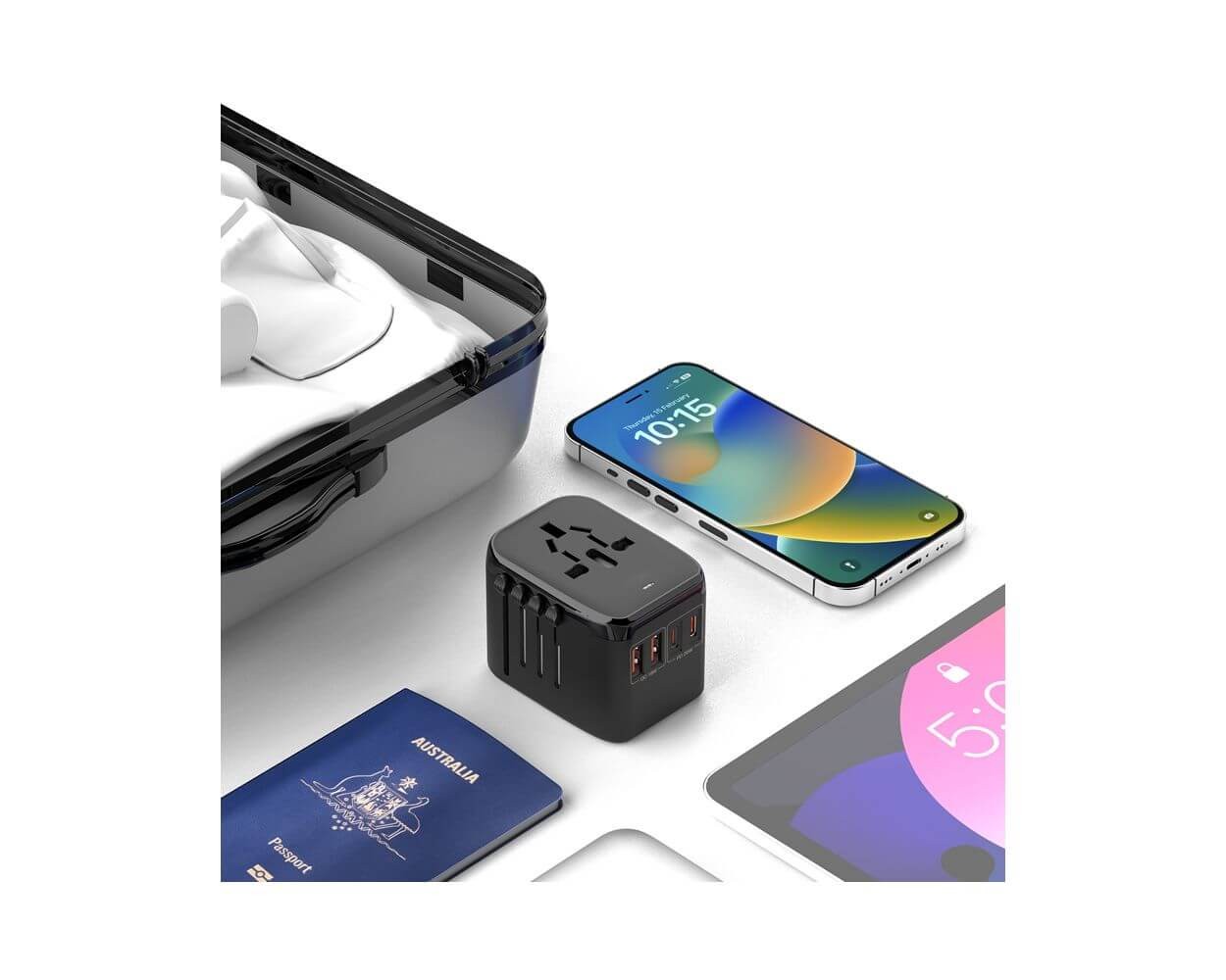 branded Fondi 20W QC and PD Travel Adaptor (2A2C), from our range of promotional Phone & Tablet Chargers