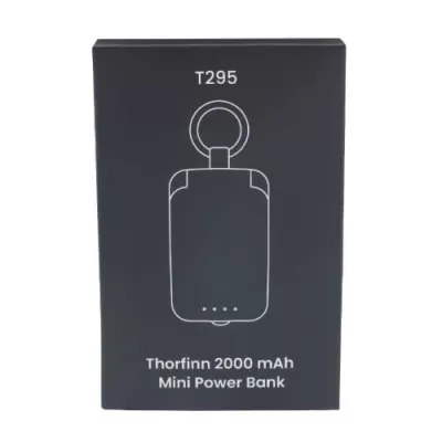 branded Thorfinn 2,000mAh Mini Power Bank, from our range of promotional Power Banks
