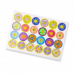 branded 40mm Circle Gloss Sticker Sheet, from our range of promotional Novelties
