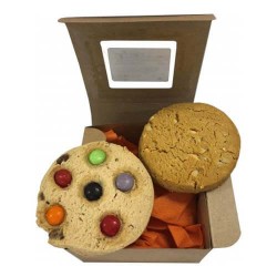branded 2 Cookie Packed in Box with Sticker, from our range of promotional Biscuits & Cookies