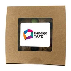 branded 2 Cookie Packed in Box with Sticker, from our range of promotional Biscuits & Cookies