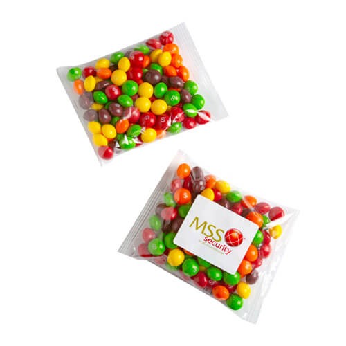 branded 100g Skittles Bulk Pack Packed in Cello Bags, from our range of promotional Lollies & Sweets