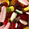 branded 100g Allens Retro Party Mix Bulk Pack Packed in Cello Bags, from our range of promotional Lollies &amp; Sweets