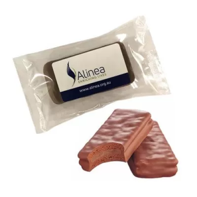 branded 18g TimTam Biscuit Packed in Cello Bags, from our range of promotional Biscuits & Cookies