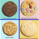 branded 50g White Chocolate &amp; Macadamia Cookie Packed in Cello Bags, from our range of promotional Biscuits &amp; Cookies