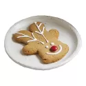 branded 50g Gingerbread Reindeer Cookie Packed in Cello Bags, from our range of promotional Biscuits &amp; Cookies