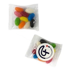 Promotional Jelly Beans - 25g Aussie Jelly Beans Bulk Pack Packed in Cello Bags
