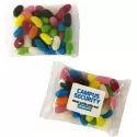 branded 100g Aussie Jelly Beans Bulk Pack Packed in Cello Bags, from our range of promotional Promotional Jelly Beans