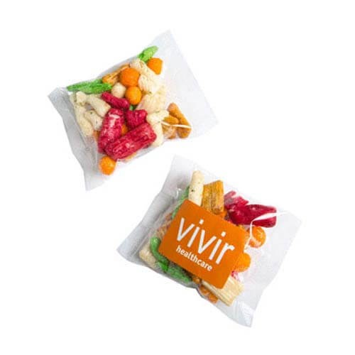 branded 20g Rice Cracker Bulk Pack Packed in Cello Bags, from our range of promotional Branded Snacks