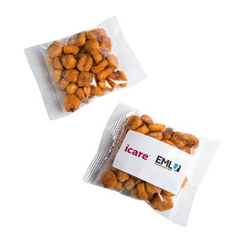 branded 25g Chilli Toasted Corn Bulk Pack Packed in Cello Bags, from our range of promotional Branded Snacks