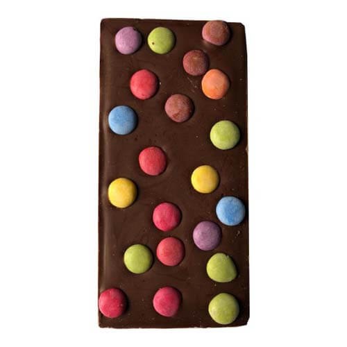 branded 100g Premium Milk Chocolate Spotty Bar Packed in Cello Bags, from our range of promotional Chocolate Bars &amp; Boxes